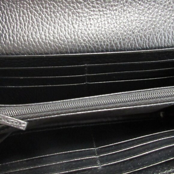 GUCCI Black Leather GG Marmont Wallet - Picture 6 of 10
